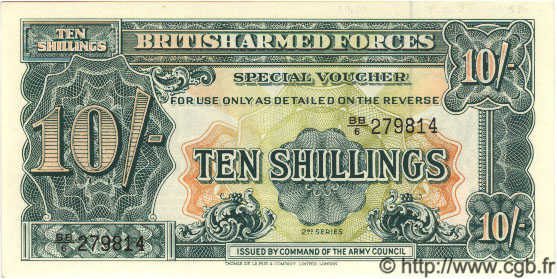 10 Shillings ANGLETERRE  1948 P.M021a NEUF