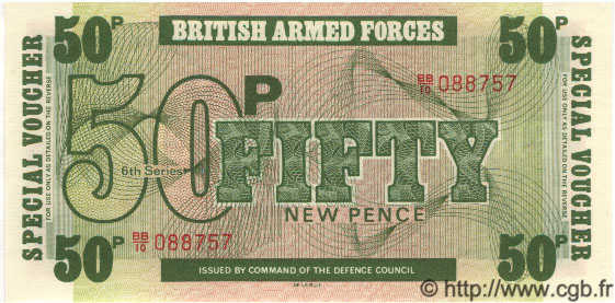 50 New Pence ANGLETERRE  1972 P.M046 NEUF