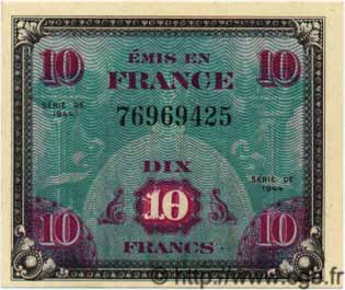 10 Francs DRAPEAU FRANCE 1944 VF.18.01 NEUF