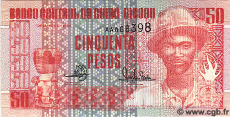 50 Pesos GUINÉE BISSAU  1990 P.10 NEUF
