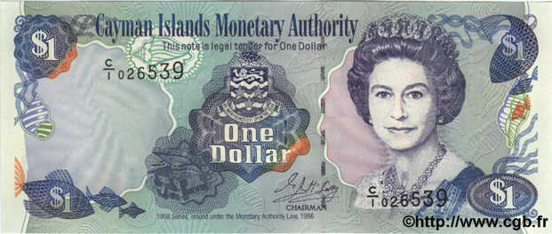 1 Dollar ÎLES CAIMANS  1998 P.21a NEUF