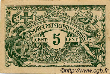 5 Centavos PORTUGAL Chaves 1920  TTB