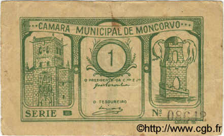 1 Centavo PORTUGAL Moncorvo 1918  TTB
