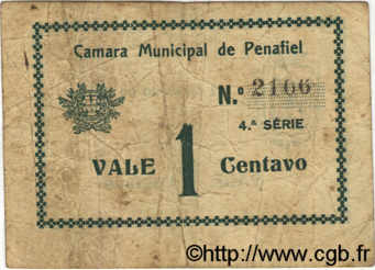 1 Centavo PORTUGAL Penafiel 1920  TB