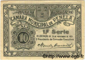 10 Centavos PORTUGAL Penela 1921  pr.SUP