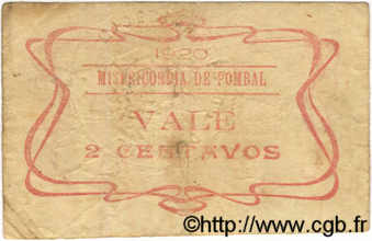 2 Centavos PORTUGAL Pombal 1920  TTB