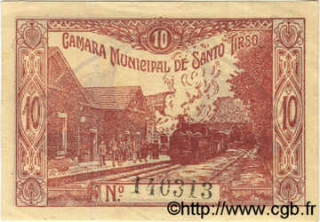 10 Centavos PORTUGAL Santo Tirso 1920  SUP