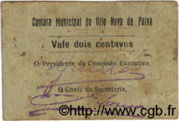 2 Centavos PORTUGAL Vila Nova Do Paiva 1918  TB à TTB