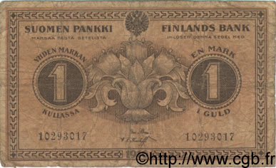 1 Markka FINLANDE  1916 P.019 B