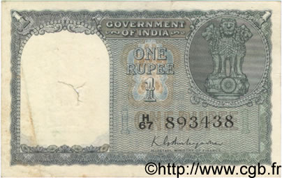 1 Rupee INDE  1949 P.071b TB+