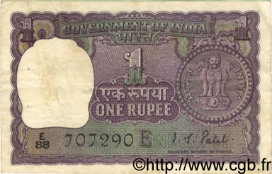 1 Rupee INDE  1972 P.077k TB