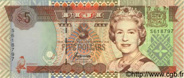 5 Dollars FIDJI  1995 P.0101a NEUF