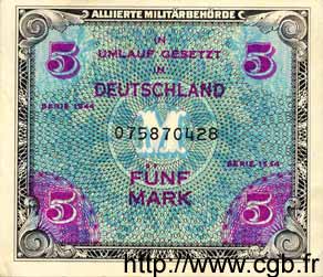 5 Mark ALLEMAGNE  1944 P.193a SUP