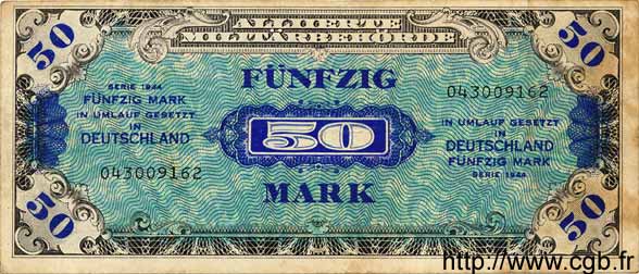 50 Mark ALLEMAGNE  1944 P.196a TB