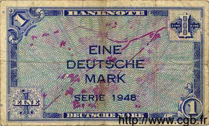 1 Deutsche Mark ALLEMAGNE FÉDÉRALE  1948 P.02a B+
