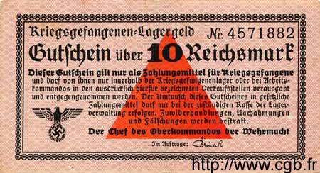 10 Reichsmark ALLEMAGNE  1939 R.521 TTB+