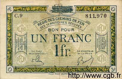 1 Franc FRANCE régionalisme et divers  1923 JP.135.05 TB à TTB