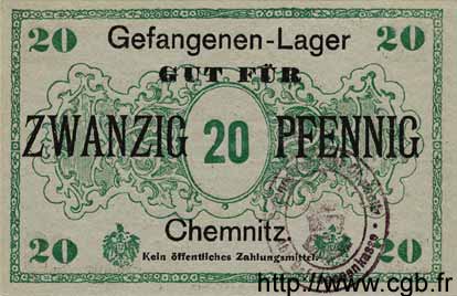 20 Pfennig ALLEMAGNE Chemnitz 1917 K.29 pr.NEUF