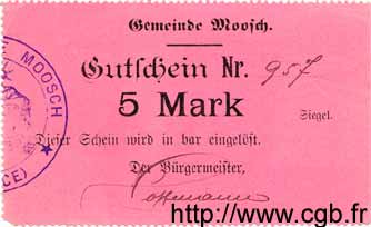 5 Mark ALLEMAGNE Moosch 1914 K.242 SUP
