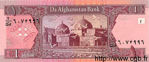 1 Afghani AFGHANISTAN  2002 P.064 NEUF