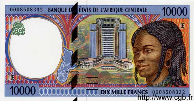 10000 Francs ÉTATS DE L AFRIQUE CENTRALE  2000 P.205Ef NEUF