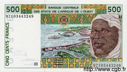 500 Francs ÉTATS DE L AFRIQUE DE L OUEST  1998 P.610Hg NEUF