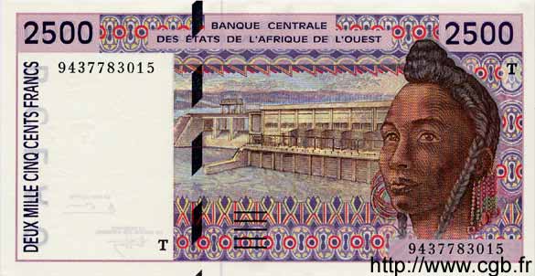 2500 Francs ÉTATS DE L AFRIQUE DE L OUEST  1994 P.812Tc pr.NEUF