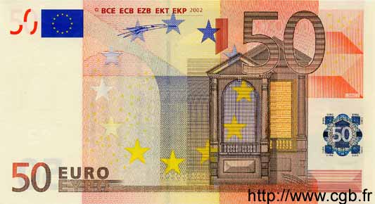 50 Euro EUROPE  2002 €.130.08 NEUF