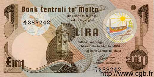 1 Lira MALTE  1979 P.34b NEUF