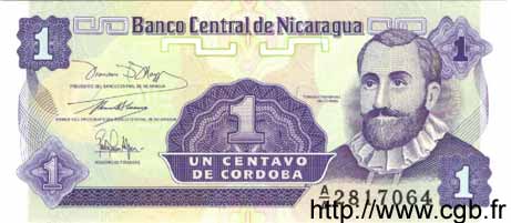 1 Centavo De Cordoba NICARAGUA  1991 P.167 NEUF