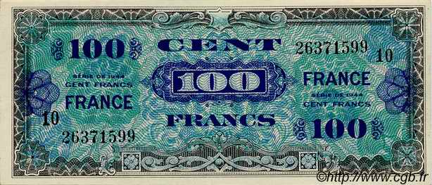 100 Francs FRANCE FRANCE 1945 VF.25.10 SUP à SPL