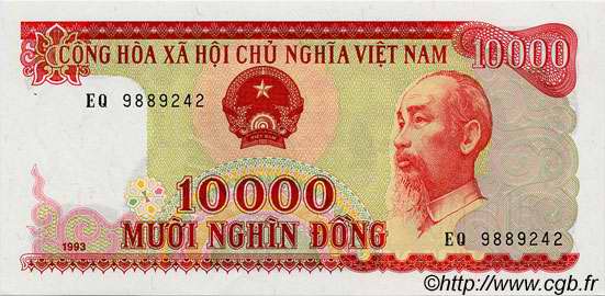 10000 Dong VIET NAM   1993 P.115a NEUF