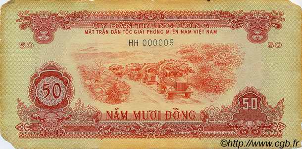 50 Dong VIET NAM SUD  1963 P.R8 pr.TB