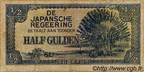 1/2 Gulden INDES NEERLANDAISES  1942 P.122b TB