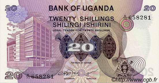 20 Shillings OUGANDA  1979 P.12a NEUF
