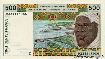 500 Francs ÉTATS DE L AFRIQUE DE L OUEST  1992 P.810Tb TTB+ à SUP