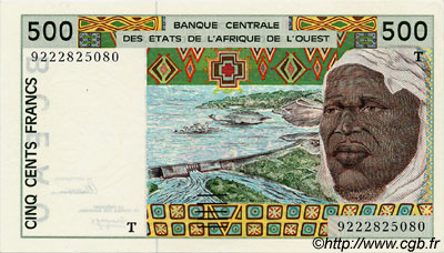 500 Francs ÉTATS DE L AFRIQUE DE L OUEST  1992 P.810Tb NEUF