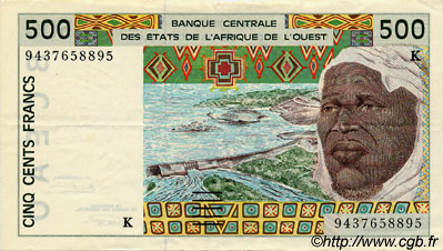 500 Francs ÉTATS DE L AFRIQUE DE L OUEST  1994 P.710Kd TTB+