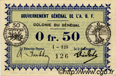 0,50 Franc SÉNÉGAL  1917 P.01c SUP+
