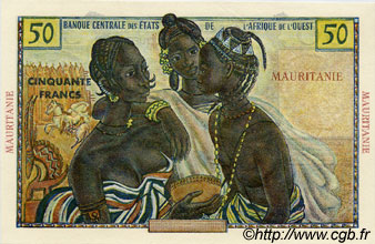 50 Francs Spécimen ÉTATS DE L AFRIQUE DE L OUEST  1956 P.-- NEUF