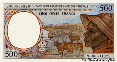 500 Francs ÉTATS DE L AFRIQUE CENTRALE  1993 P.201Ea NEUF