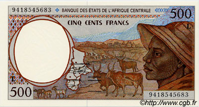 500 Francs ÉTATS DE L AFRIQUE CENTRALE  1994 P.401Lb NEUF