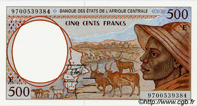500 Francs ÉTATS DE L AFRIQUE CENTRALE  1997 P.201Ed NEUF