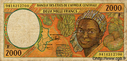2000 Francs ÉTATS DE L AFRIQUE CENTRALE  1994 P.303Fb pr.TB