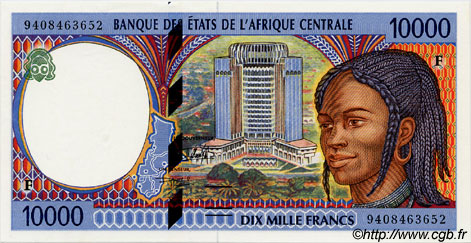 10000 Francs ÉTATS DE L AFRIQUE CENTRALE  1994 P.305Fa pr.NEUF