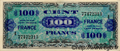 100 Francs FRANCE FRANCE  1945 VF.25.04 SPL