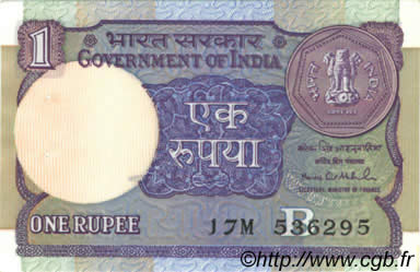 1 Rupee INDIA  1991 P.078Ag AU