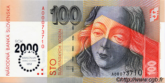 100 Korun SLOVAQUIE  2000 P.36 NEUF