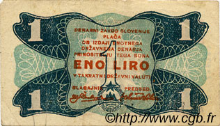 1 Lira SLOVÉNIE  1944 PS.110 pr.TTB