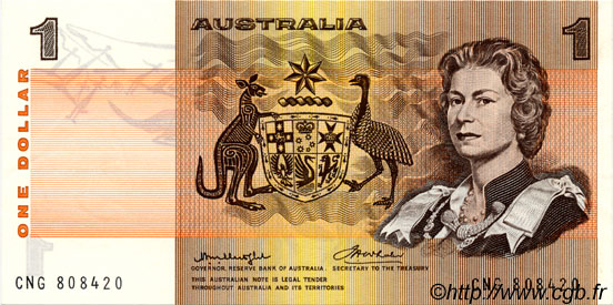 1 Dollar AUSTRALIE  1976 P.42b2 SPL